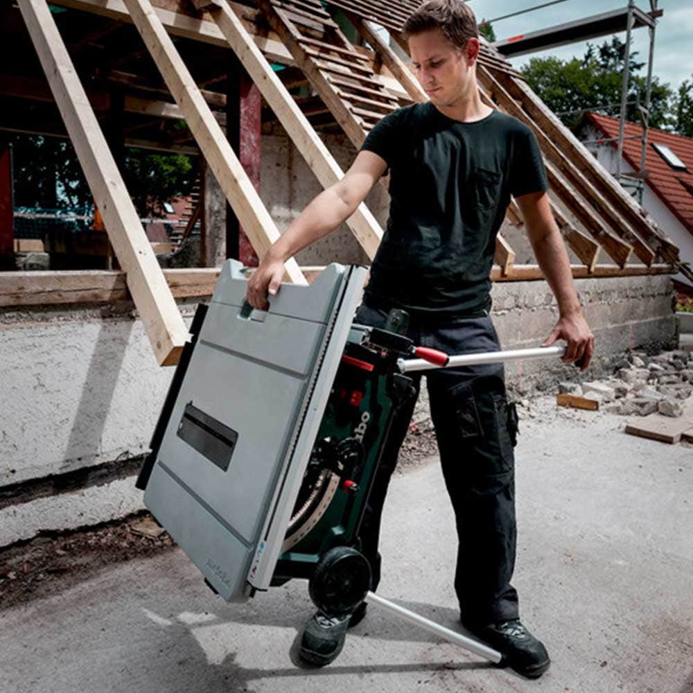 METABO18V Brushless 2 x 5.5Ah 254mm Saw Table Kit AU61302500
