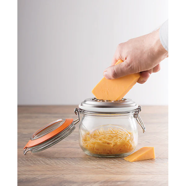 Set râpe et bocal en verre 500 ml Kilner