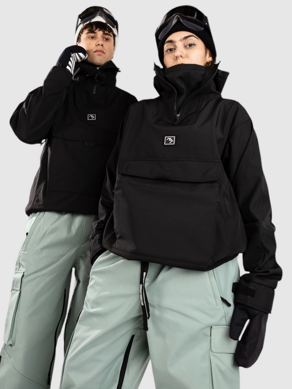 Brethren Apparel Access Anorak darkside black