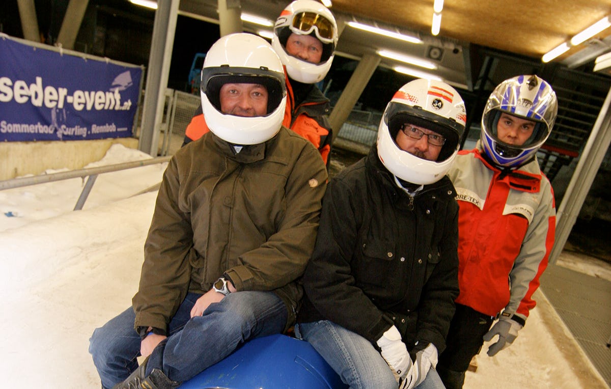 Rennbob fahren Innsbruck für 2