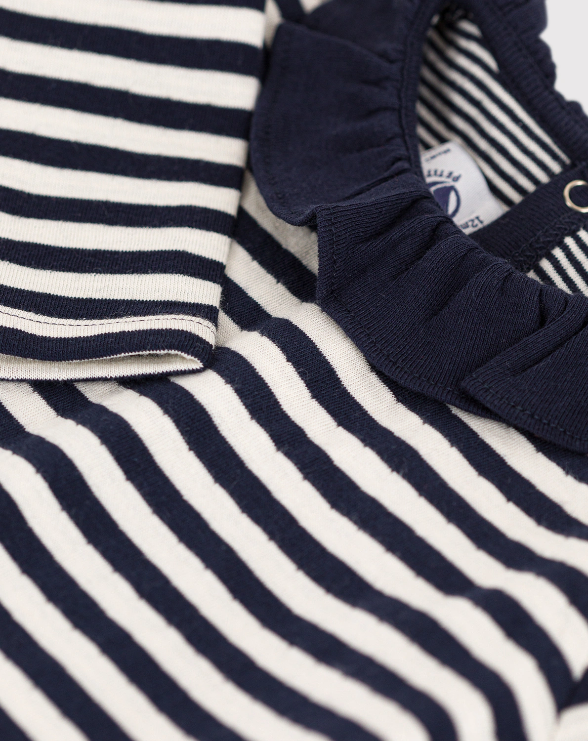 Langarm-Bluse STRIPES in schwarz/weiß