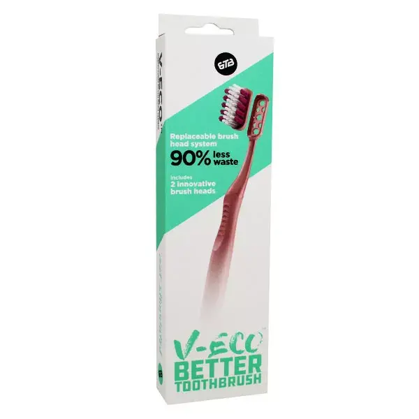 Kit Inicial Better Toothbrush V-Eco Ouro Rosa