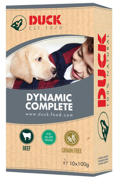 Duck Dynamiek Compleet - Hondenvoer - 1 Kilogram - rund