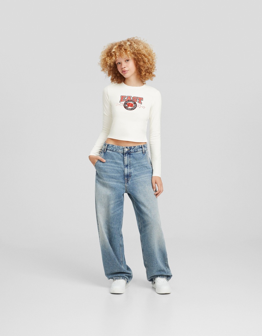 Camiseta de manga comprida com estampa de High School Musical