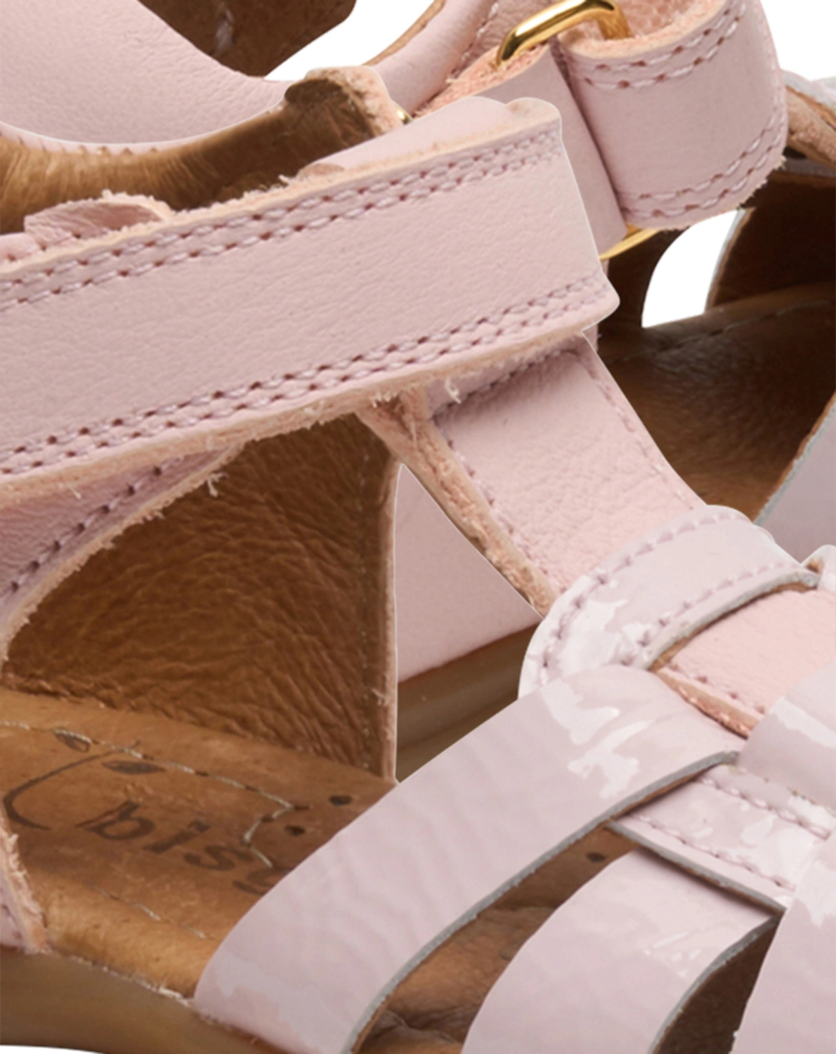 Lauflern-Sandalen JESSIE mit Zehenschutz in bubble gum