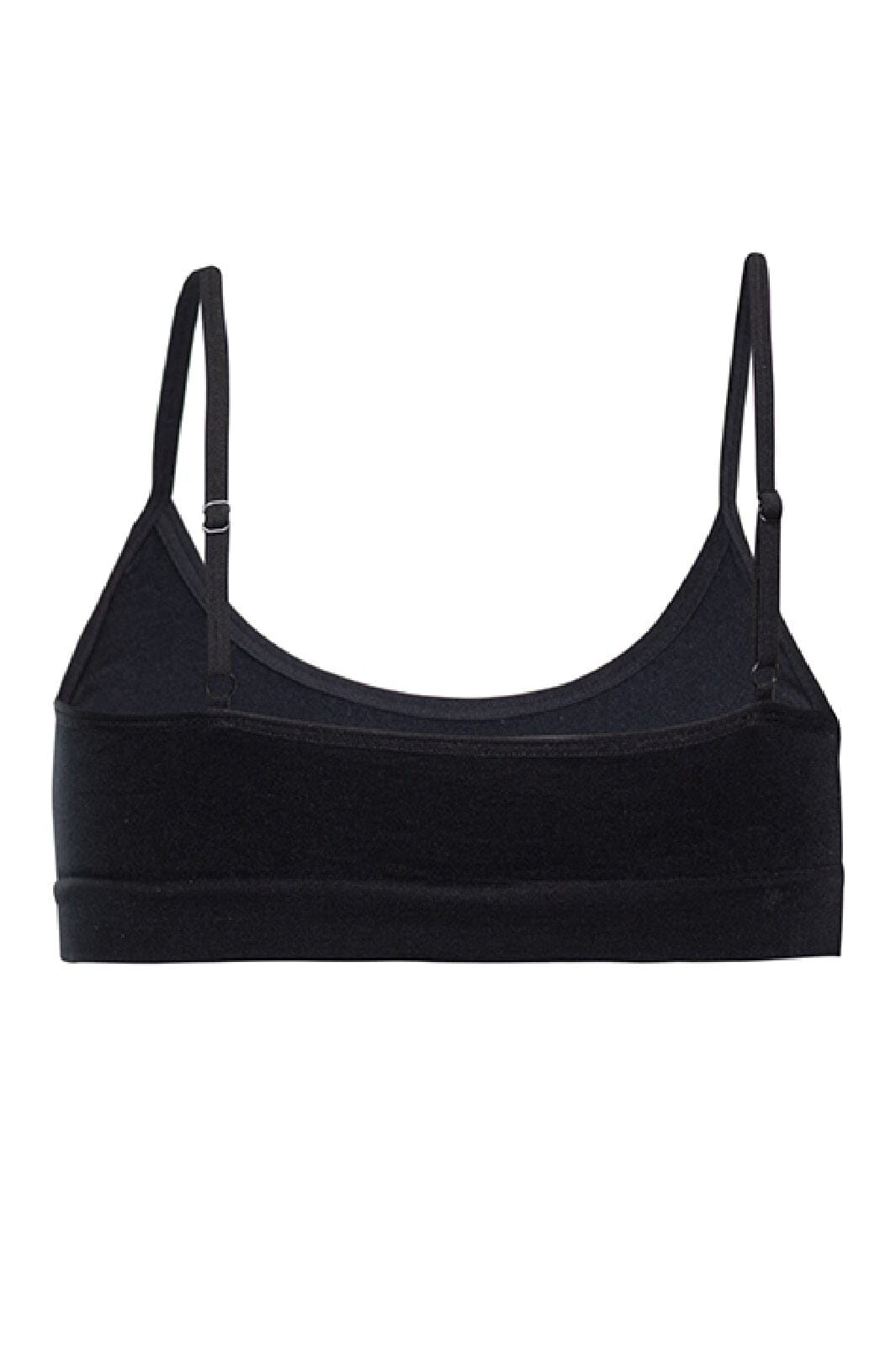 Soft basic Soffi Bra top narrow strap 2 pak black