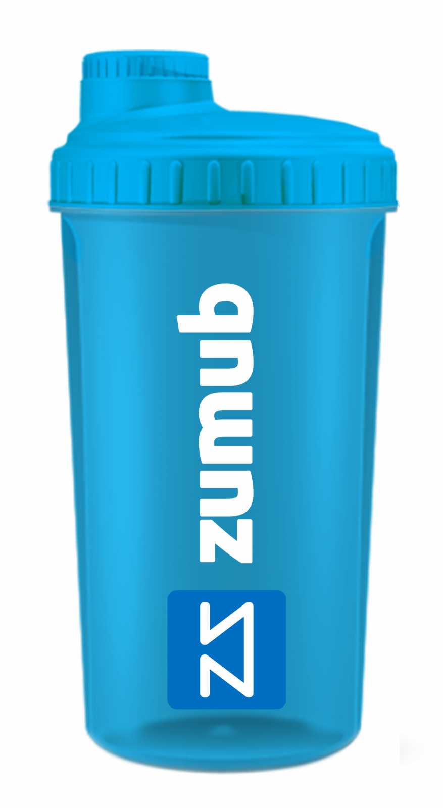 Zumub Shaker Power para Ganhar 700 ml Azul Néon