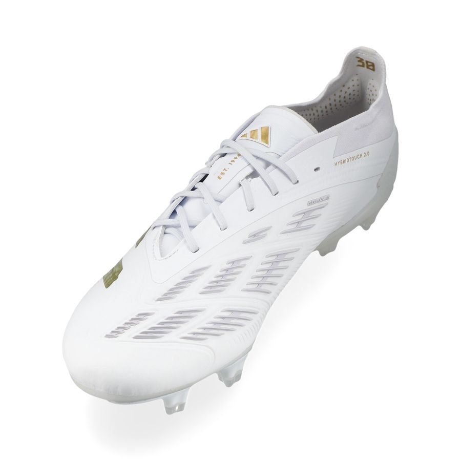 adidas Predator Elite FG Day Spark - Blanc/Doré/Blanc