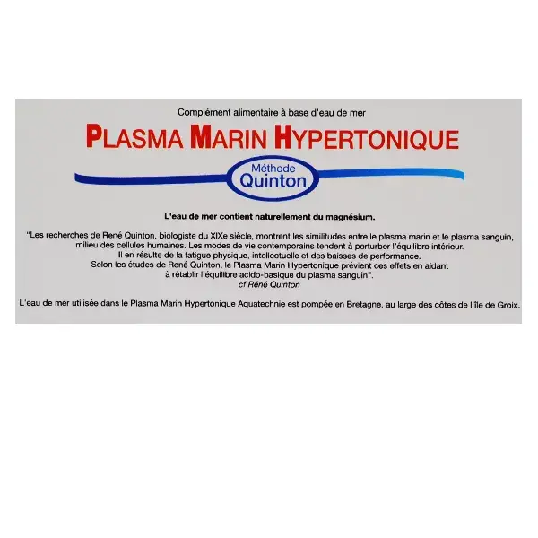 Biotechnie Plasma Marinho Hipertônico 20 ampolas