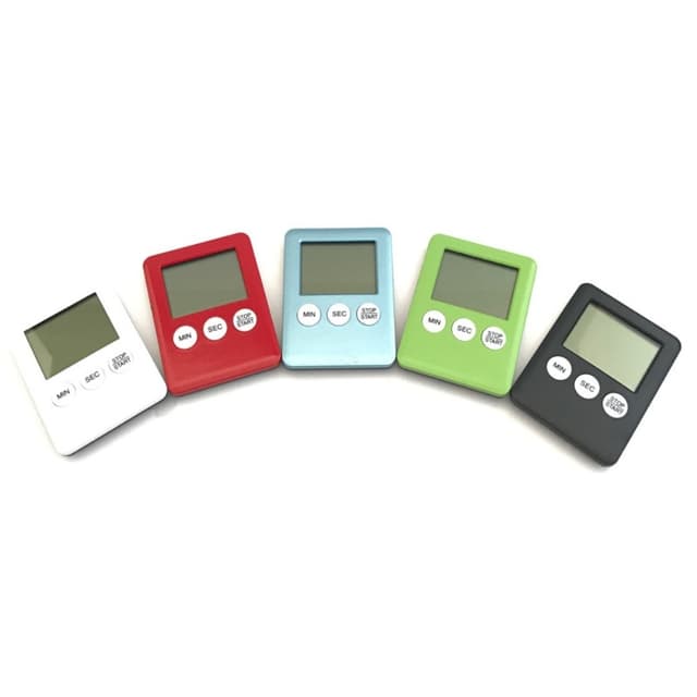 Tynd Køkken Timer Timer Storskærm Digital Magnetisk Nedtælling