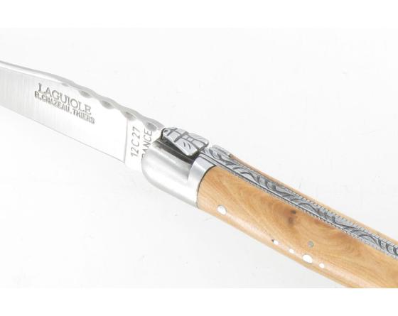 Laguiole Genévrier Couteau de poche Laguiole par Chazeau Honoré