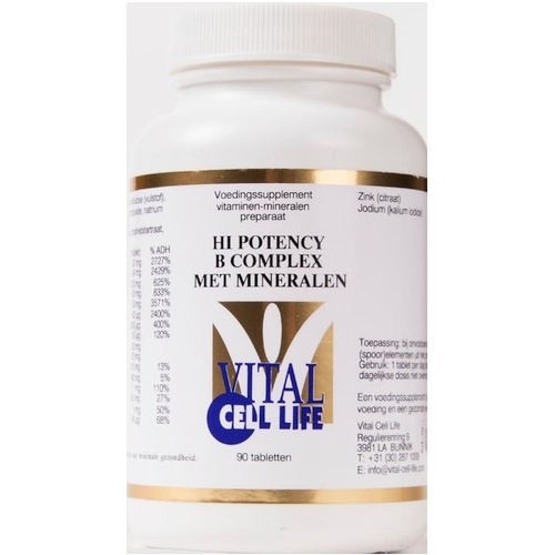 Vital Cell Life Hi Potency B Complex & Mineralen 90tb