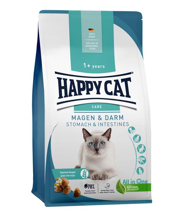 Happy Cat Trockenfutter für Katzen Care Magen