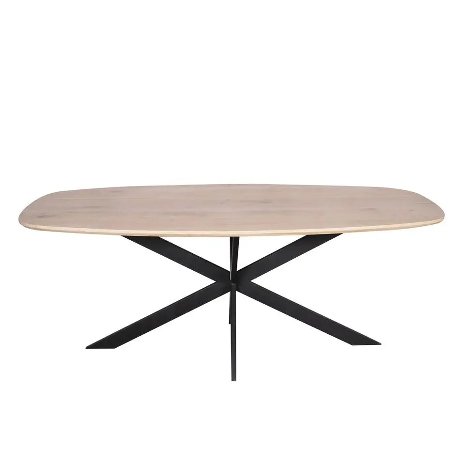 Eettafel Naturel Hout - 200x100x76cm - Ferris