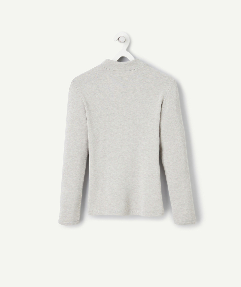 DAMARTT-SHIRT COL MONTANT THERMOLACTYL SENSITIVE GRIS CHINÉ