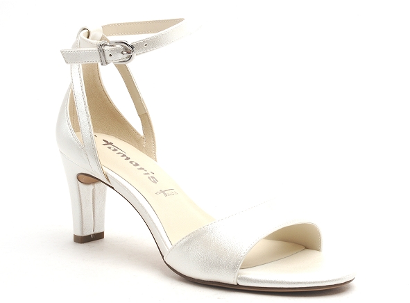 Tamaris nu pieds talons femme 28327 20 blanc