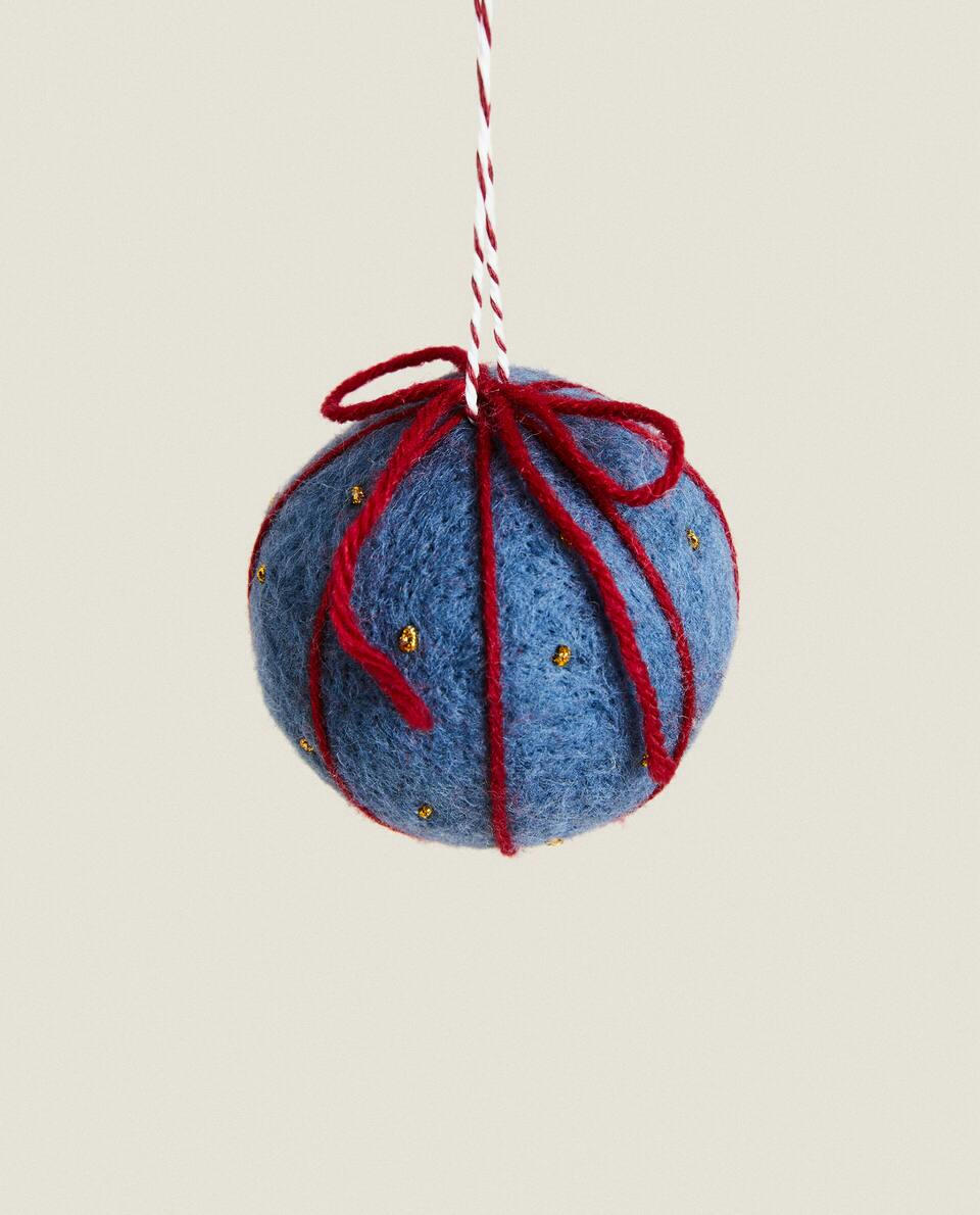 Enfeite de Natal de feltro
