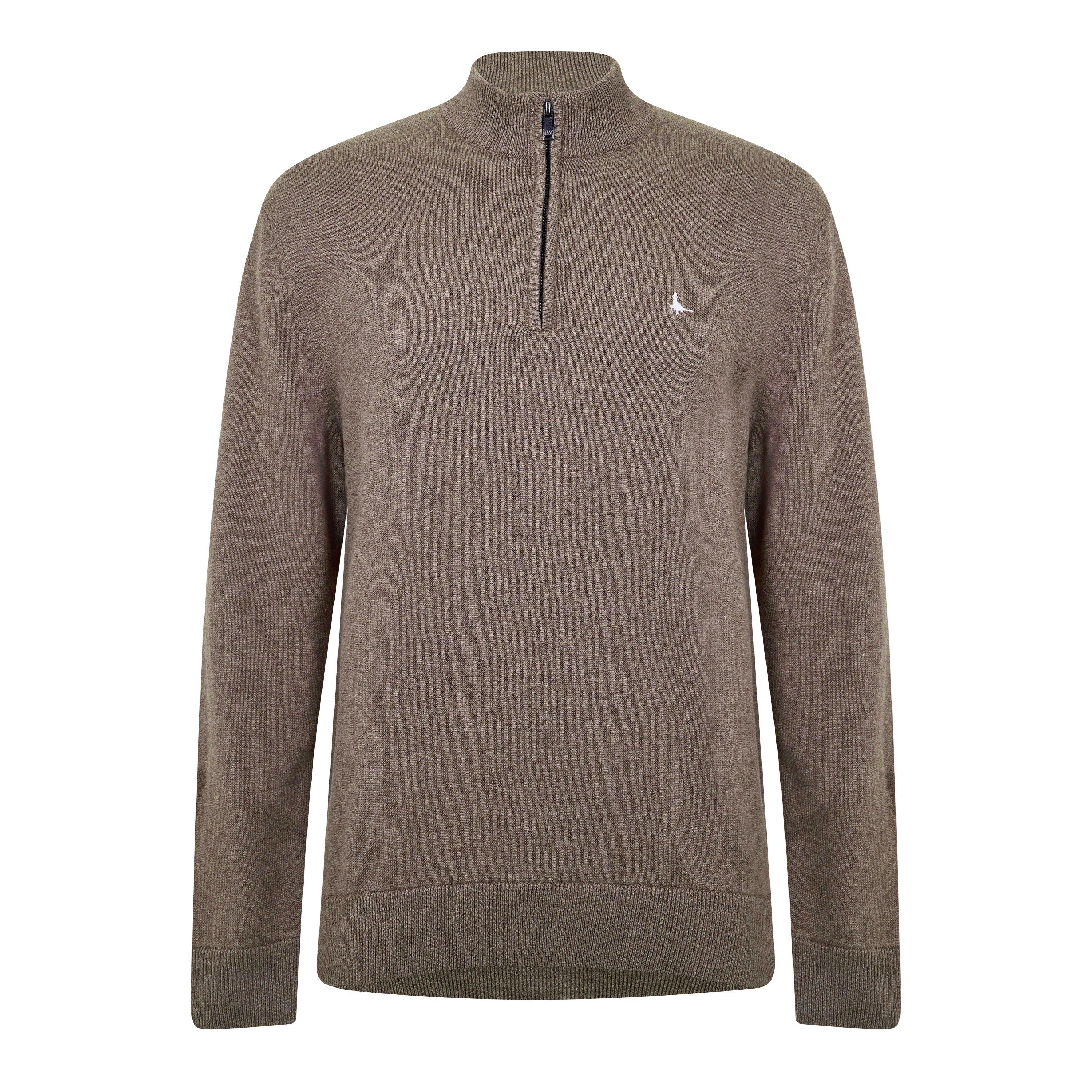 Jack Wills Funnel Neck Half Zip Jumper