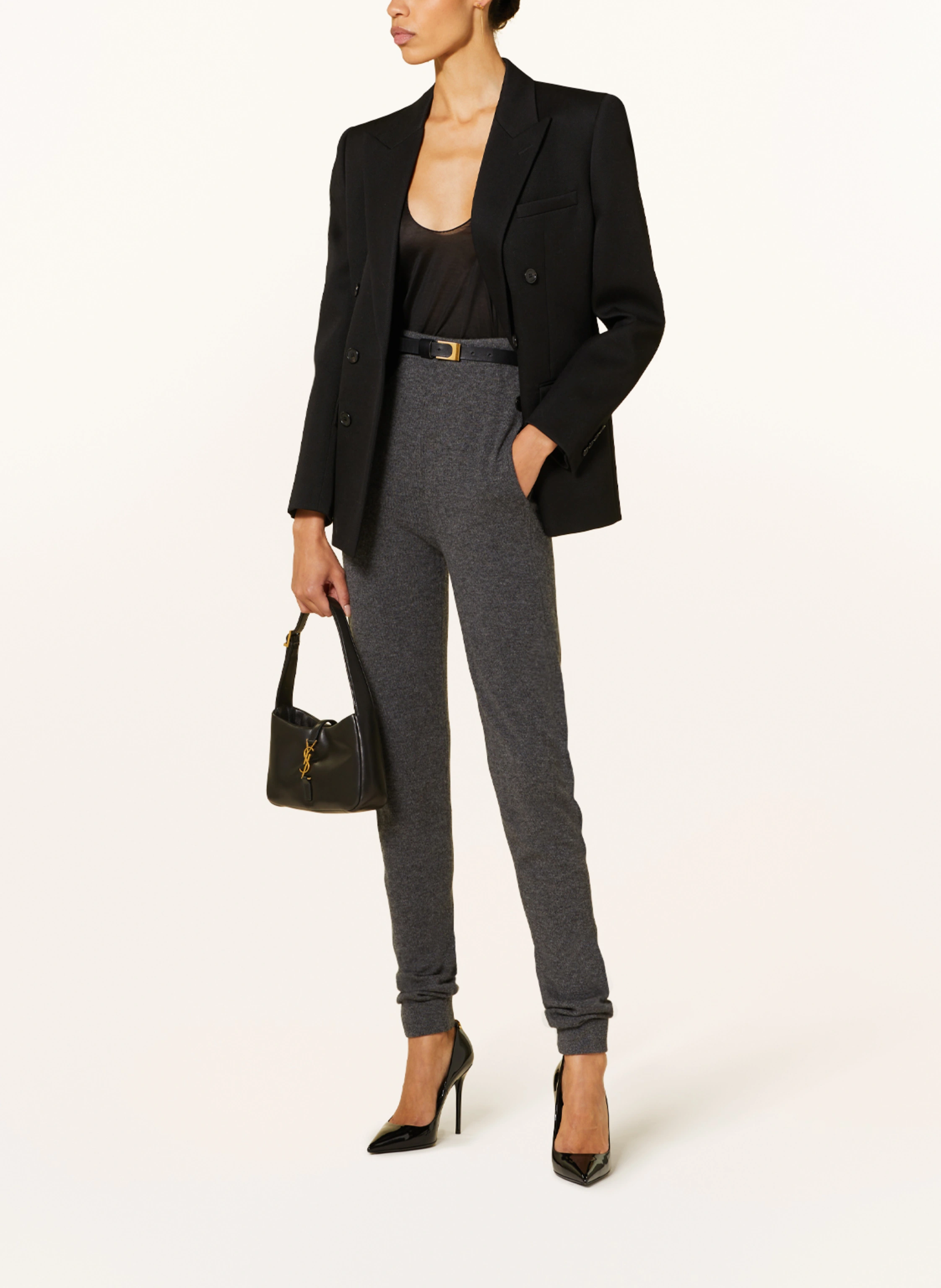 SAINT LAURENT Strickhose aus Cashmere