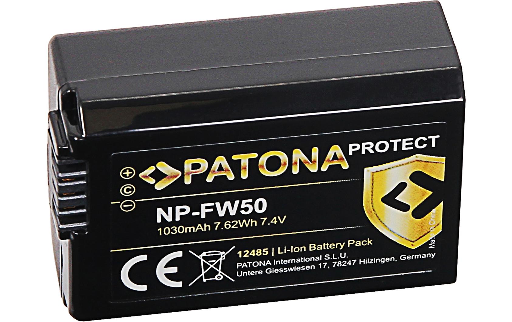 PROTECT Akku für Sony NP-FW50PROTECT Batteriesatz für Sony