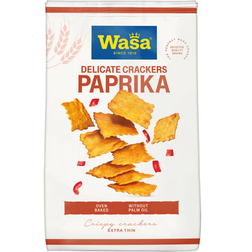 Wasa Delicate Crackers Paprika 150g