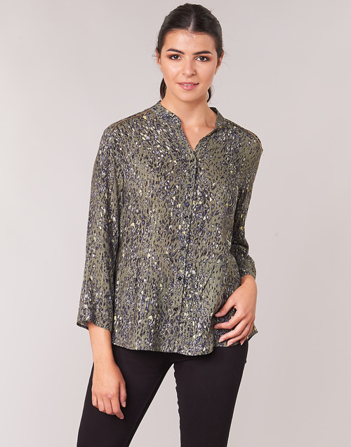 One Step - CARLY CHEMISE - Kaki / Multicolore