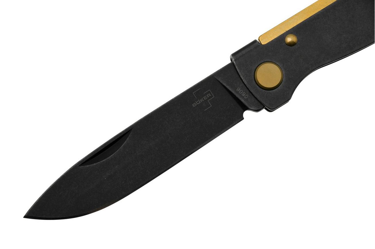 Böker Plus Atlas Blackwashed Brass 01BO859 zakmes