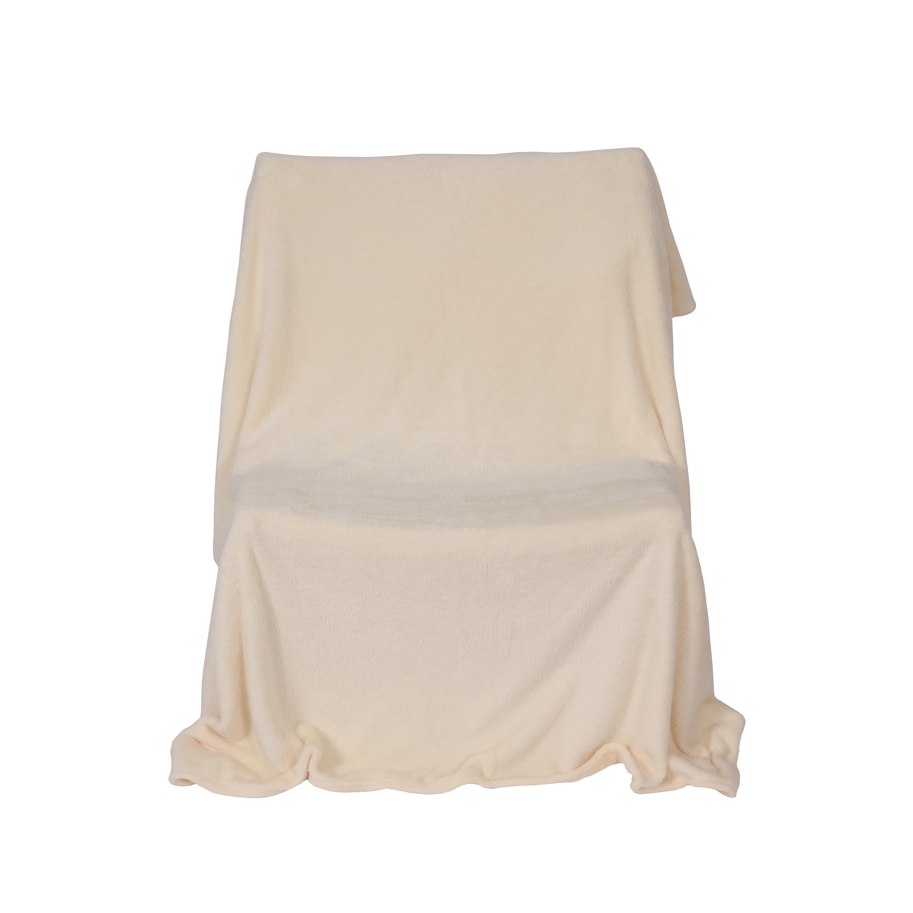 Kuscheldecke Fleece KETTY 130 x 170 cm beige