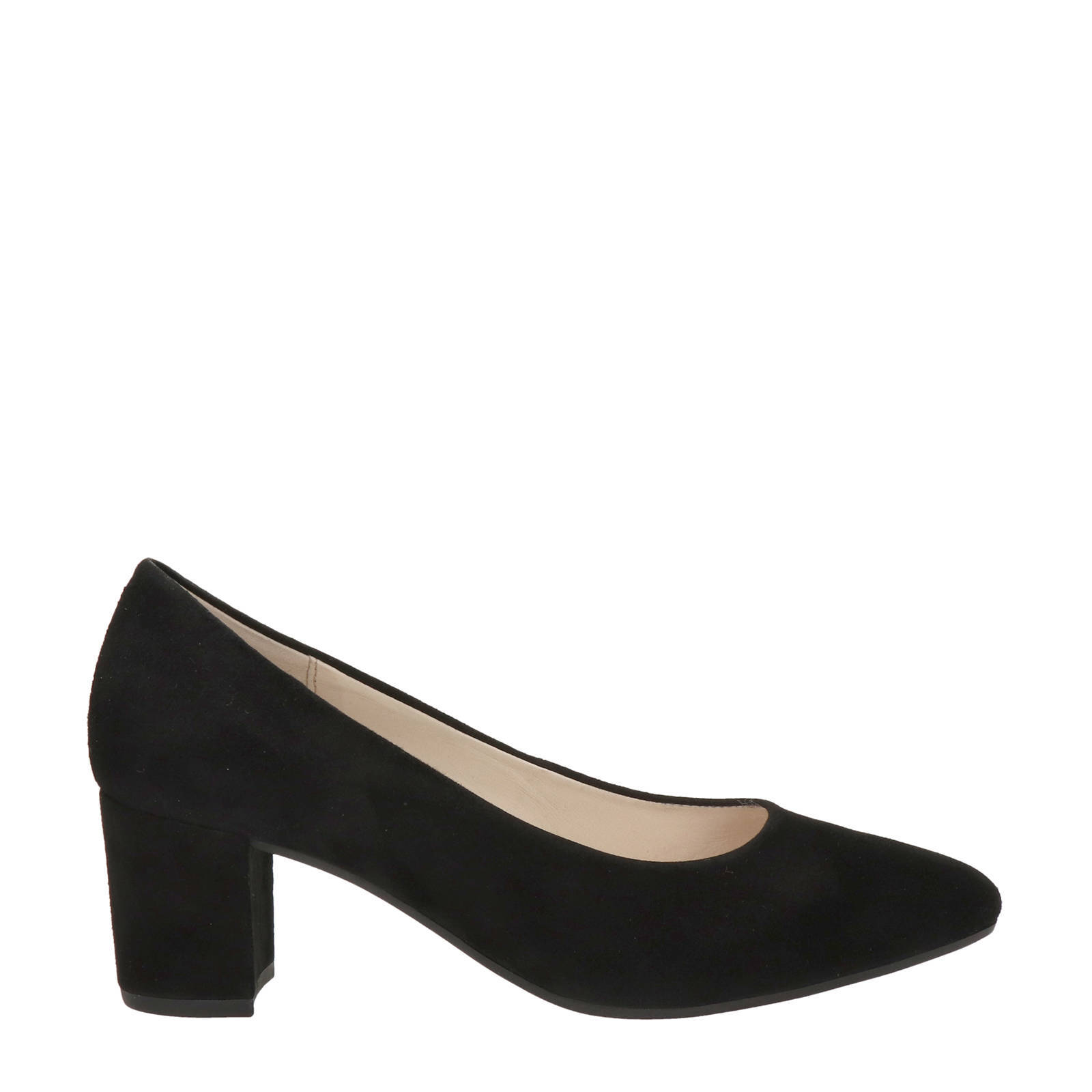 Gabor suède pumps donkerblauw