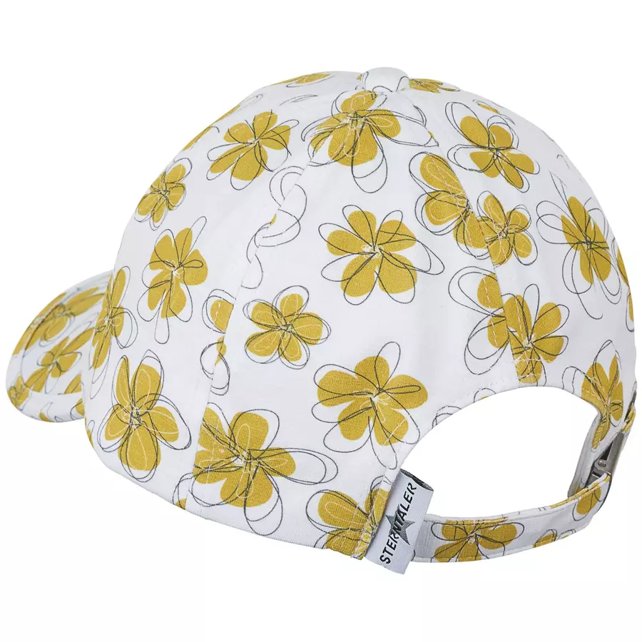 Sterntaler Baseball-Cap Blumen weiß