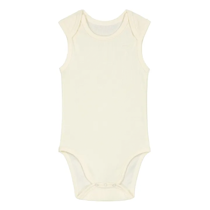 Gray Label Body Sans Manche Coton Bio | Blanc cassé