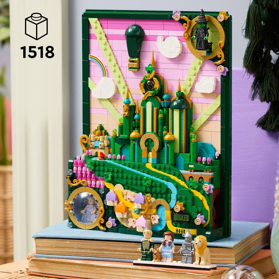 LEGO Wicked Emerald City muurkunst 75685