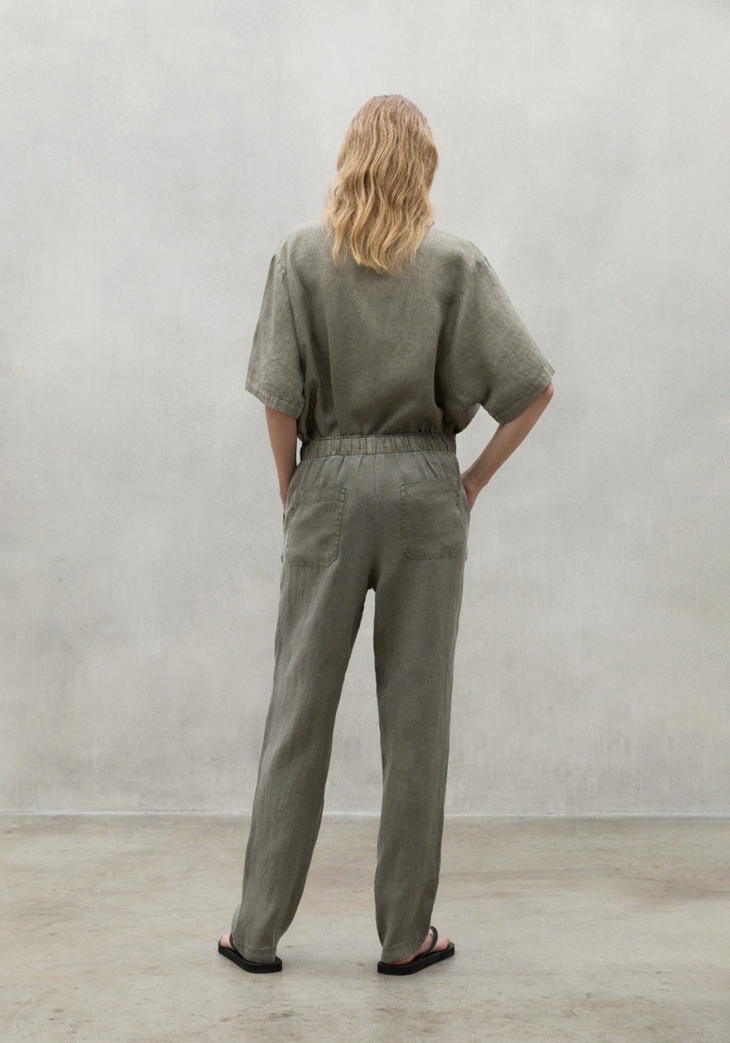 Ecoalf Leinenhose Indo Pants Mermaid