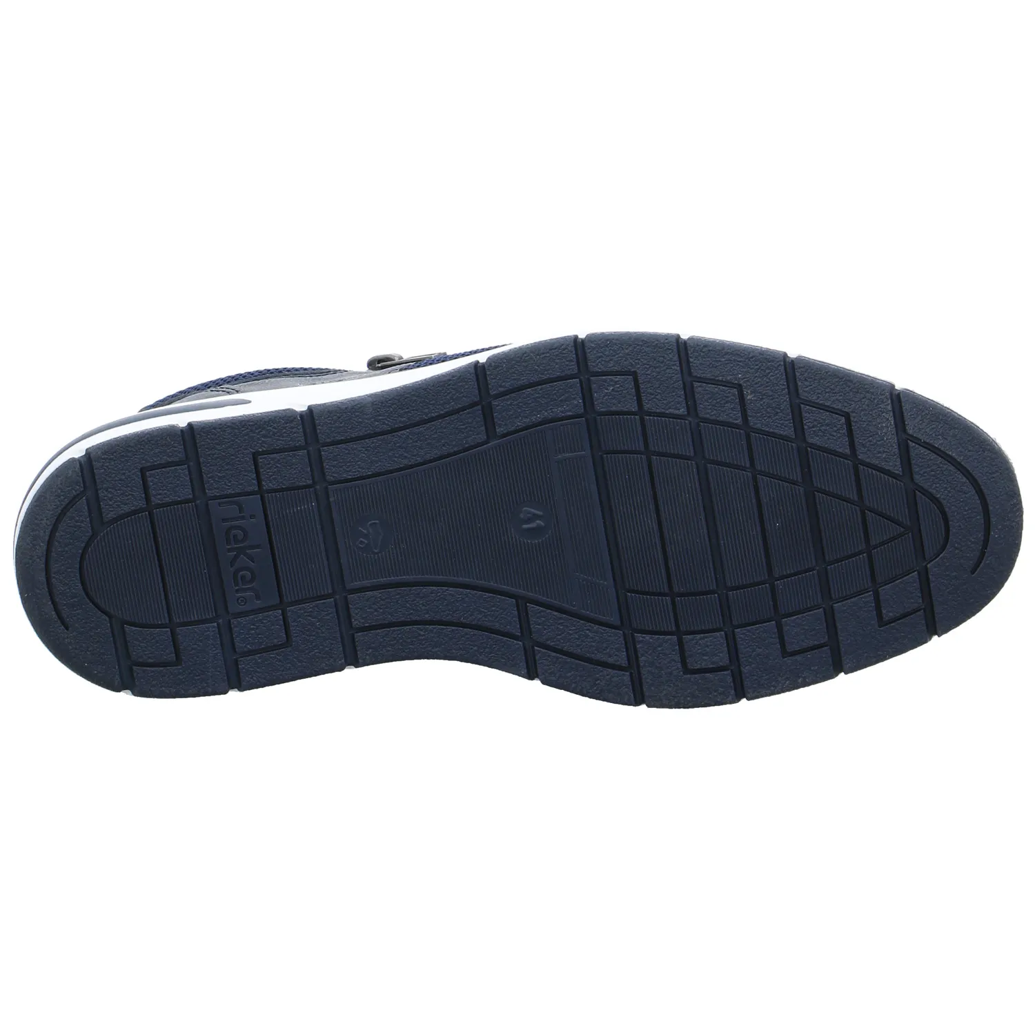 RIEKER Halbschuh-City Blau Lederimitat