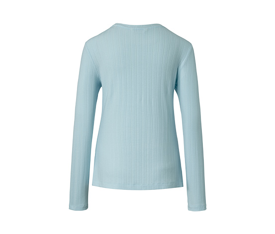 Langarmshirt, hellblau