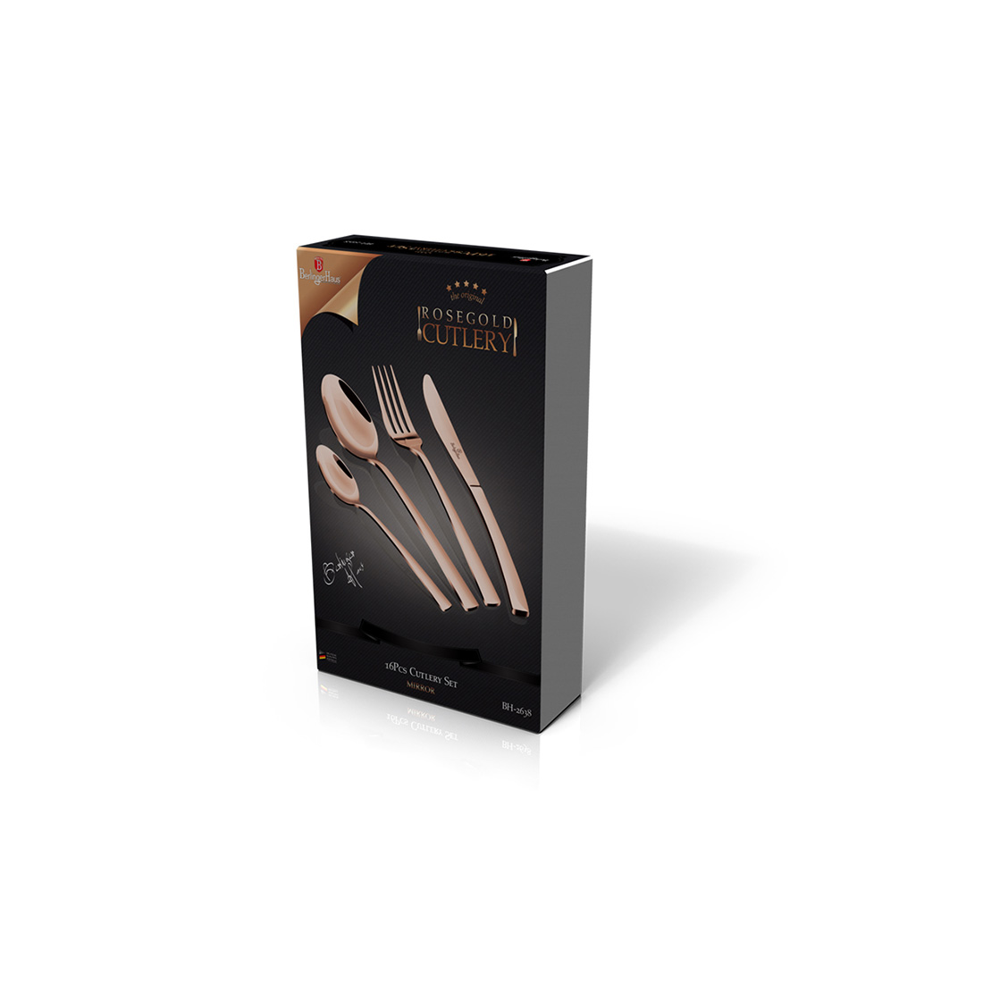 Berlinger Haus 16-teiliges Besteck-Set Metallic Line Rosegold