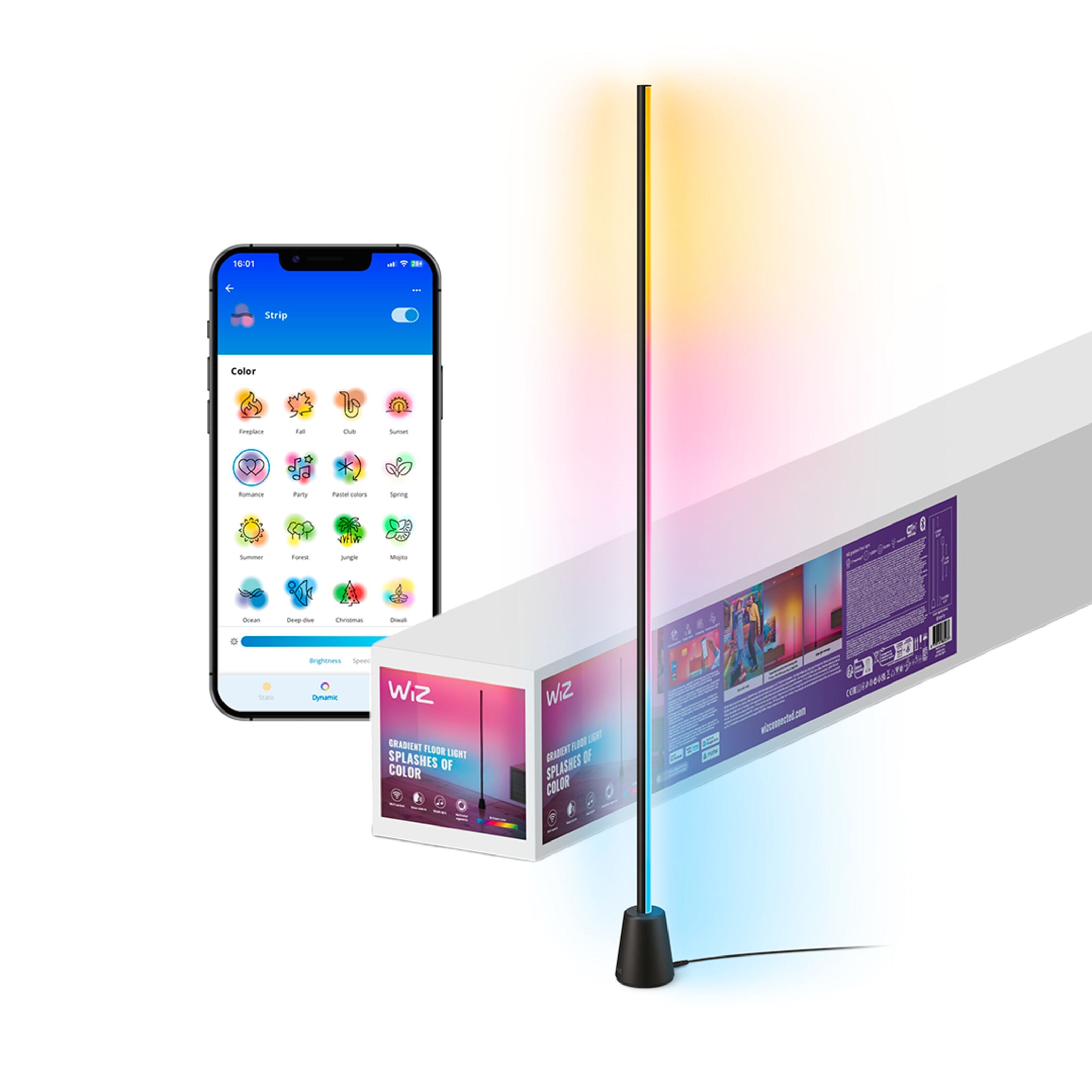 WiZ Gradient floor lamp RGBIC Gulvarmatur