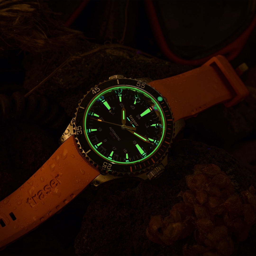traser P67 Diver Automatic T25 Black / Orange