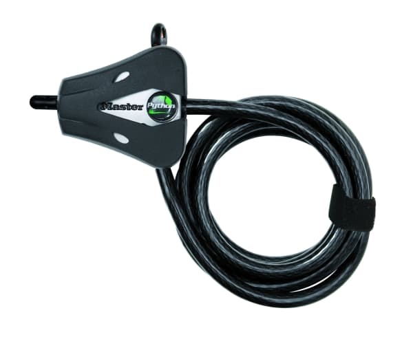 MASTER LOCK 8417EURDPRO, Kabellås, Sort, Stål, Vinyl, Vinyl, Stål, 1800 mm