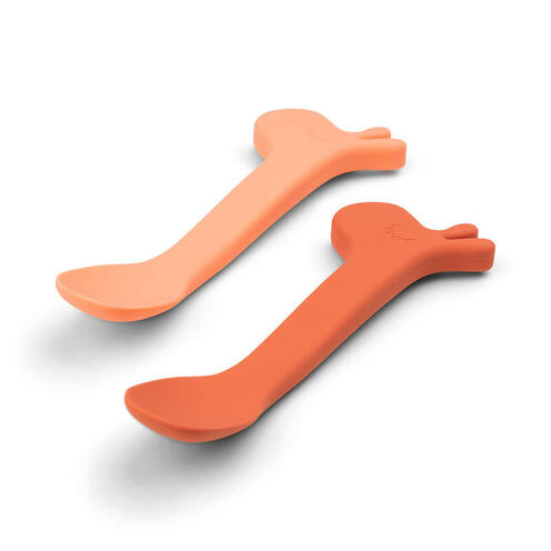 Lot de 2 Cuillères Silicone LALEE Papaye - DONE BY DEER