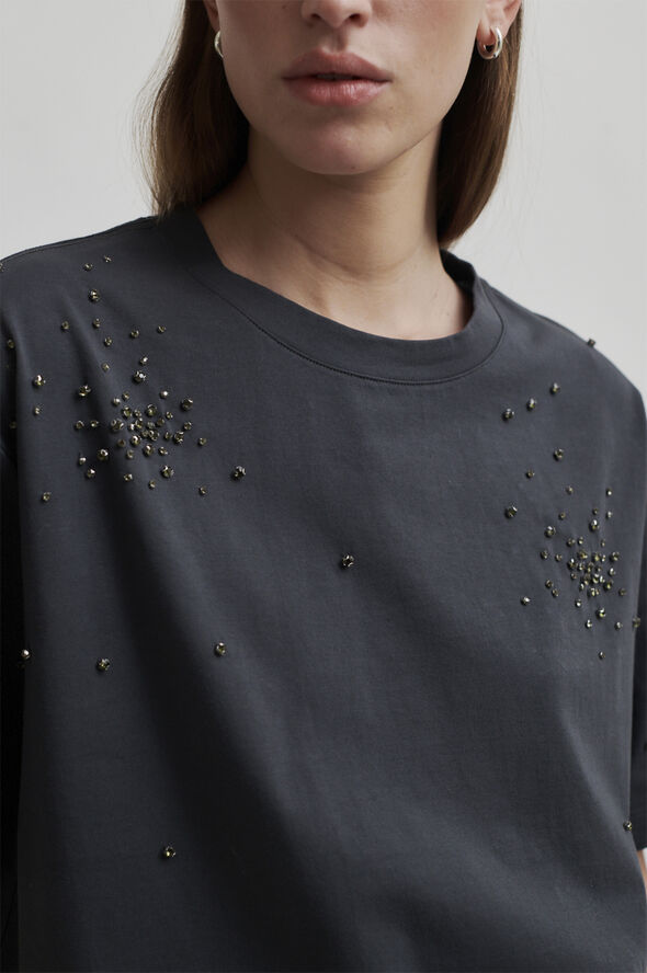 Second Female Glitta Sparkling Tee Volcanic ash
