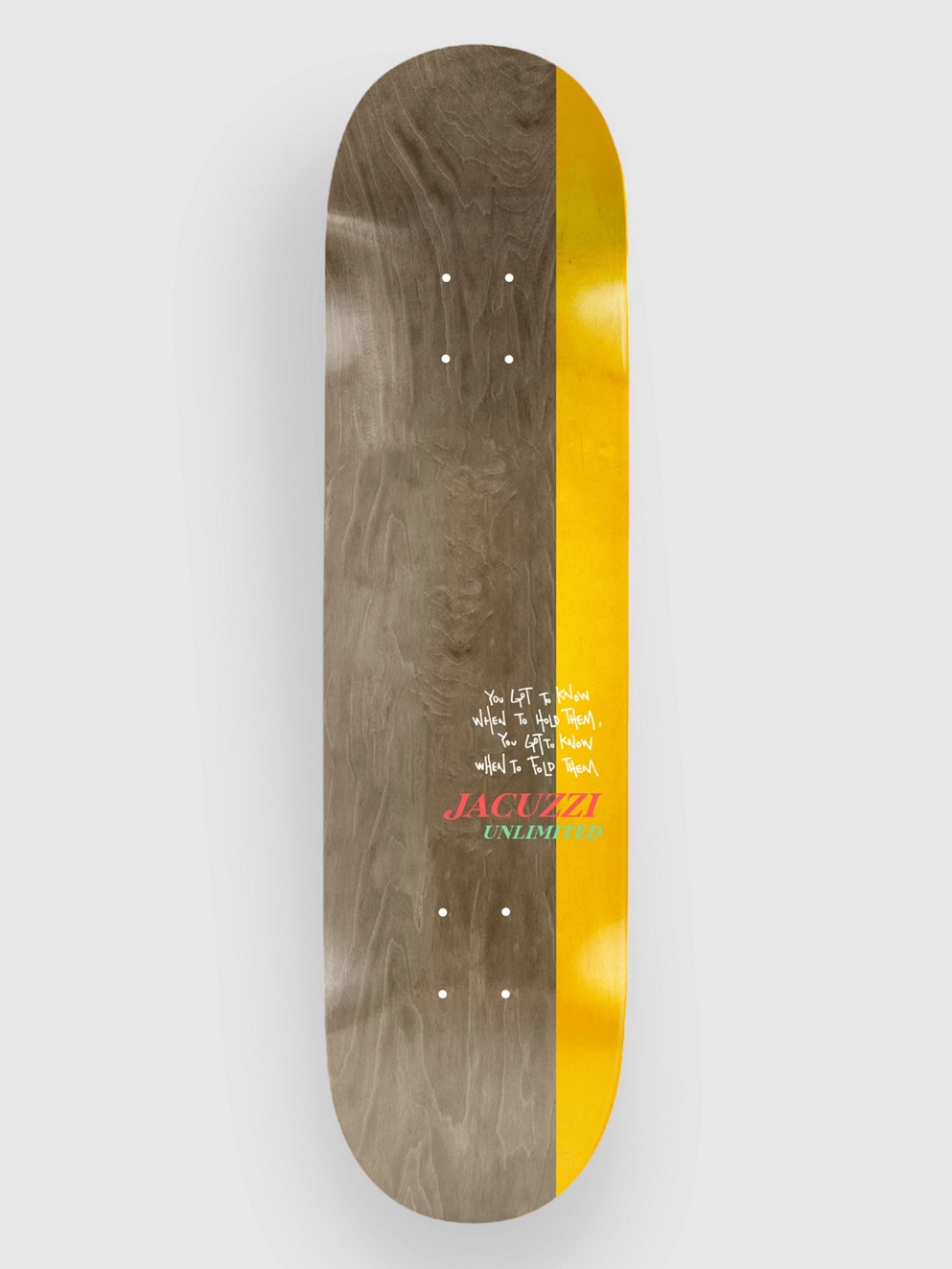 Jacuzzi Unlimited Michael Pulizzi Know When To Hold Em 8.3 Ska green