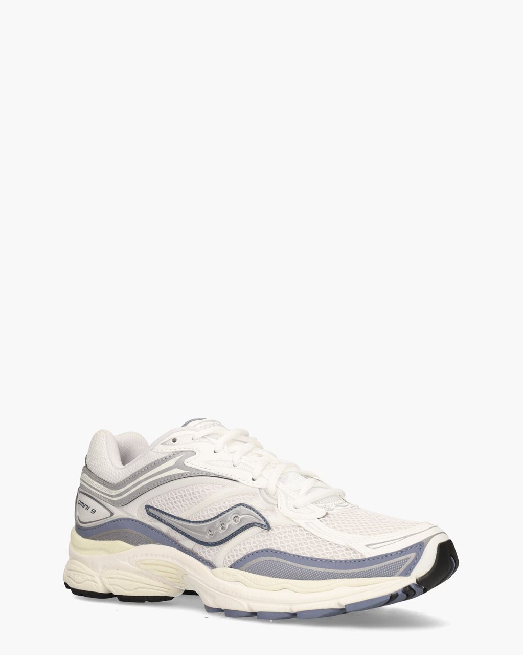 Saucony ProGrid Omni 9 Premium Wit/Blauw Herensneakers
