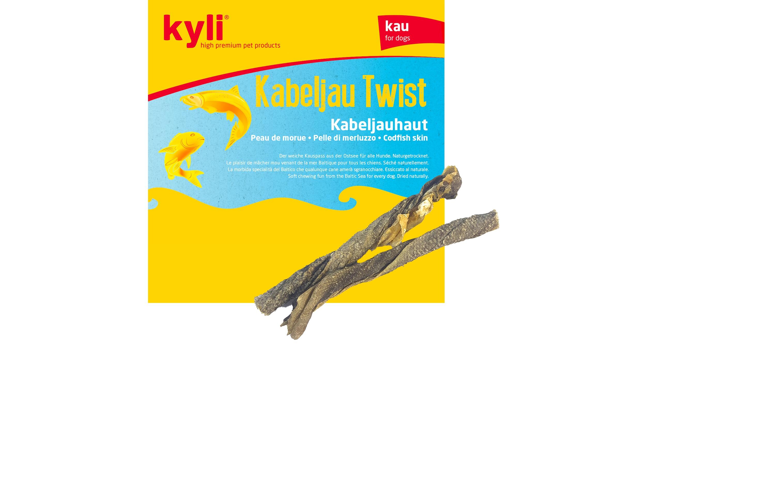 Kausnack Kabeljau Twist, 100 gErgänzungsfuttermittel für Hunde