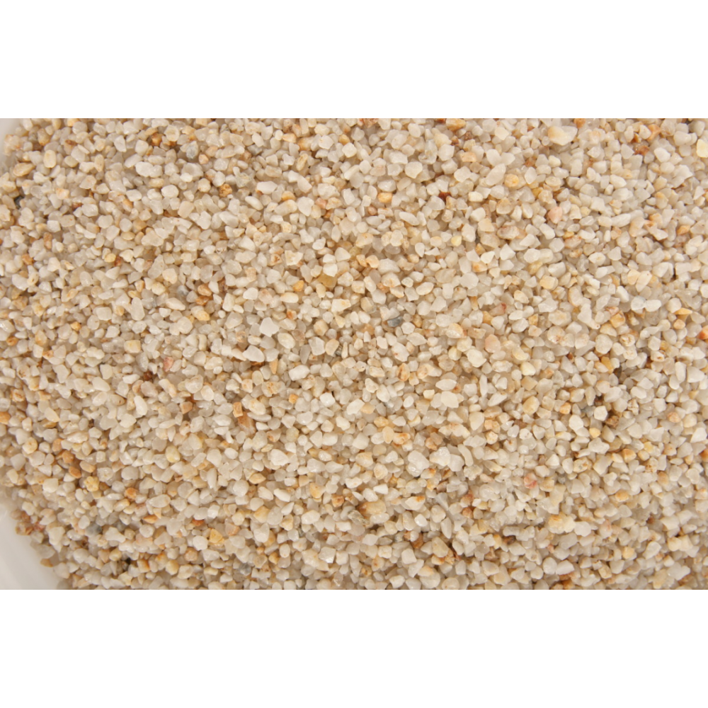 Sol décoratif aquasand naturel quartz blanc 1kg
