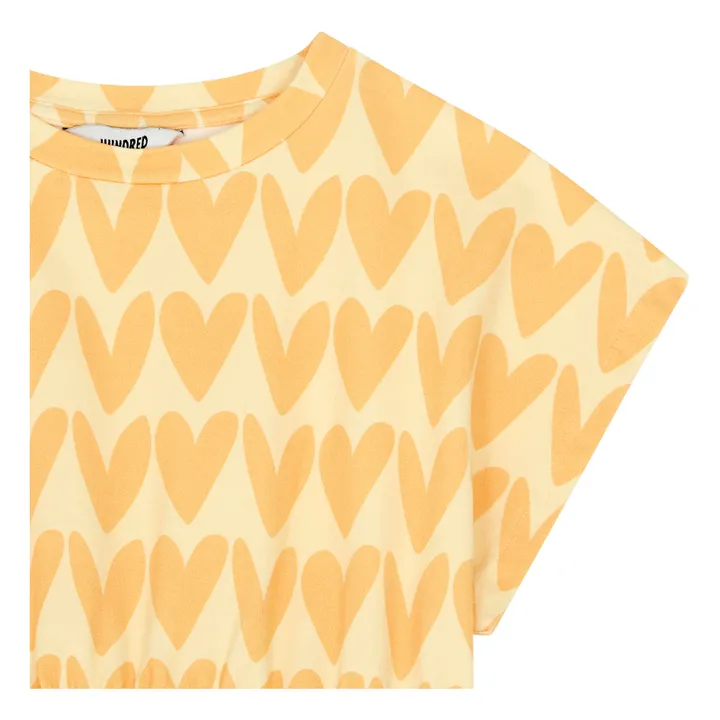 Hundred Pieces Robe Courte Coton Elasthanne | Jaune pâle