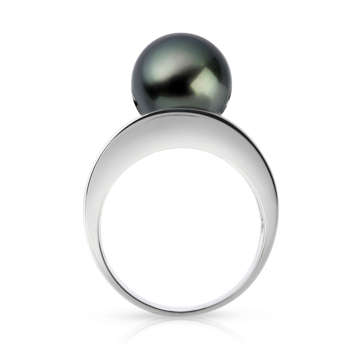 Bague argent 925 perle de culture de Tahiti
