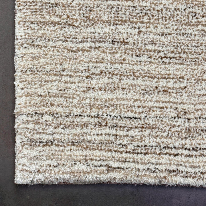 Wollen vloerkleed - Pedro Taupe | Gemêleerd design