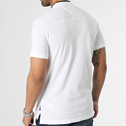 Polo Manches Courtes Mao Collar Logo 0765 Beige Clair