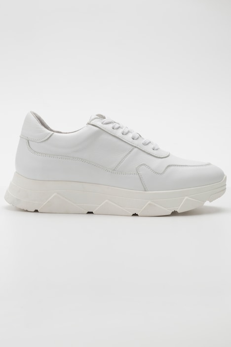 Leder-Sneaker, Nappaleder, Chunky-Sohle, Weite H